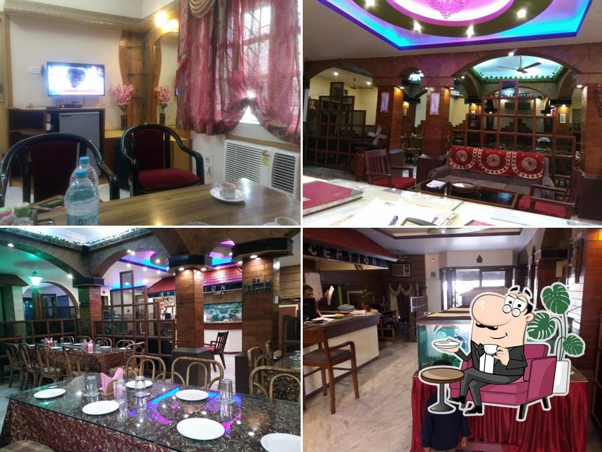 Take a seat at one of the tables at Hotel Debloke