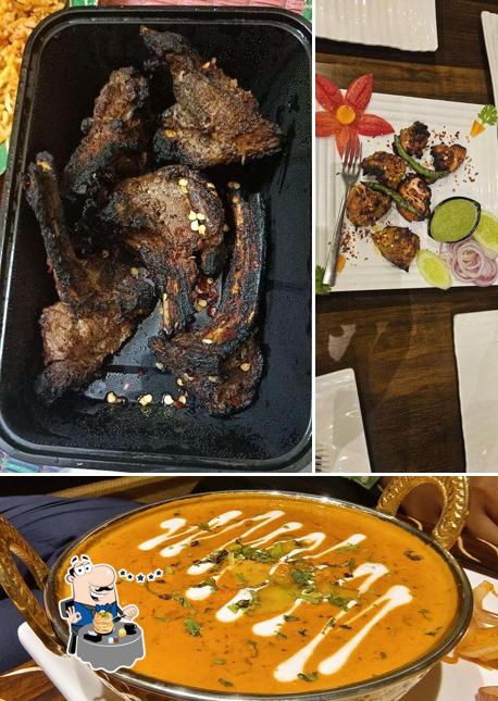 Check out the picture displaying food and interior at Mandi King Royale