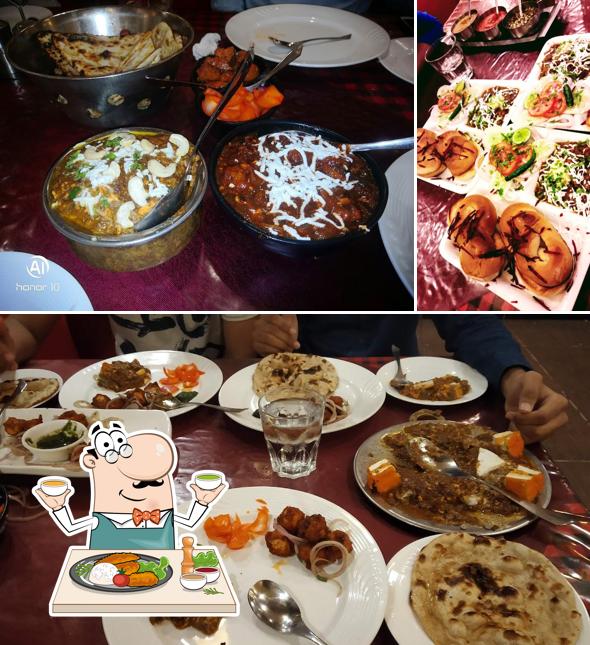 Food at New Upvan Restaurant