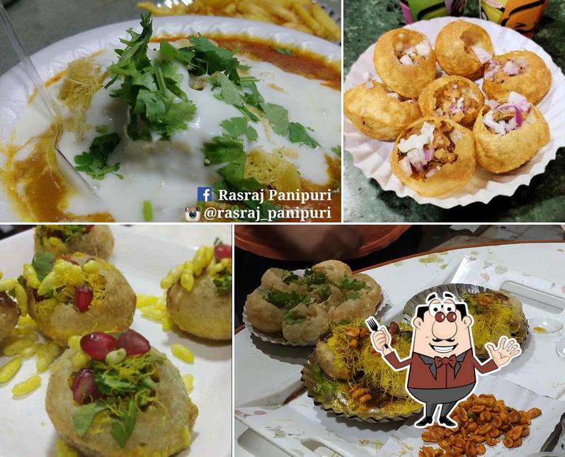 Food at Rasraj Panipuri