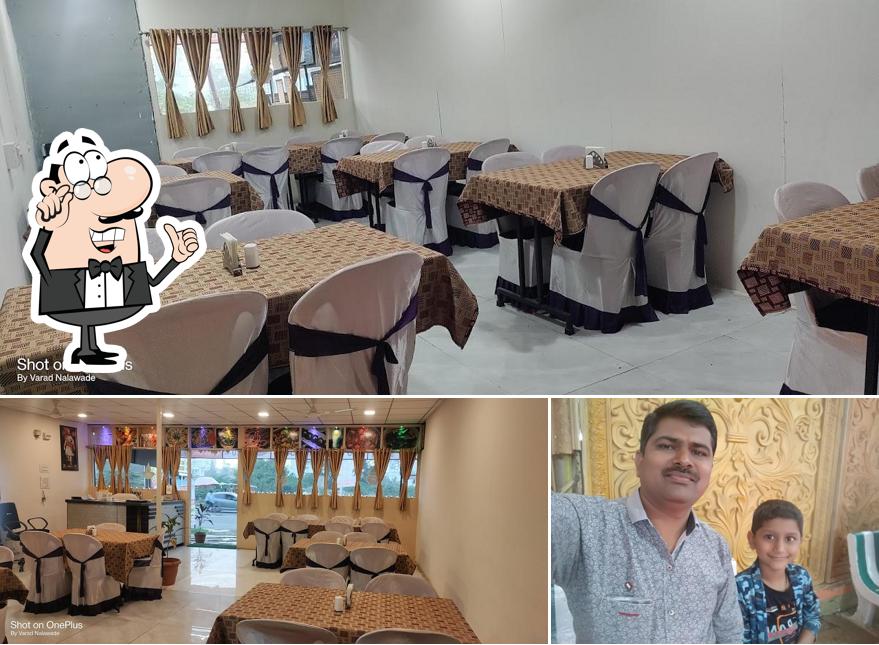 The interior of Hotel Sai Kisan