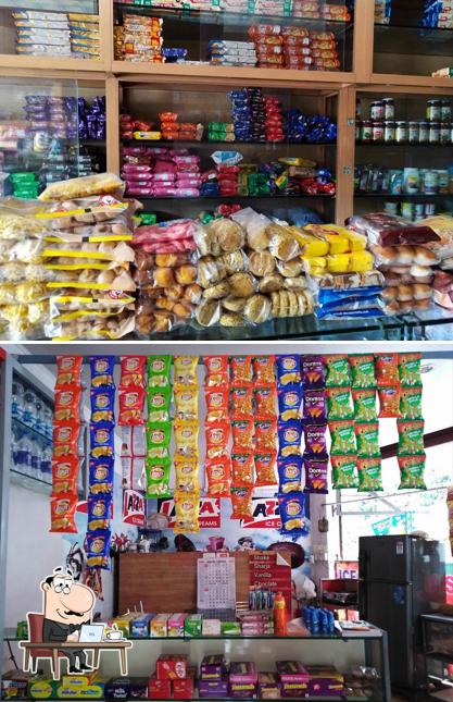 The interior of Neenu Bakery