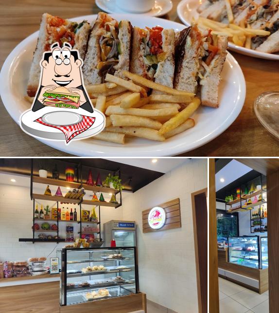 Club sandwich at Prince Bakery