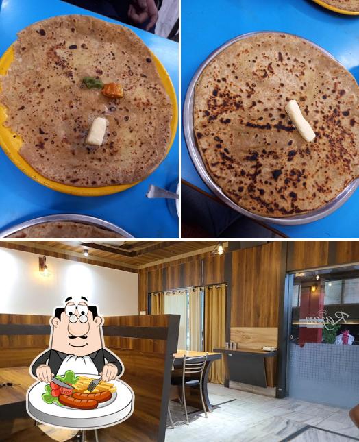 The picture of food and interior at Rajan Foods