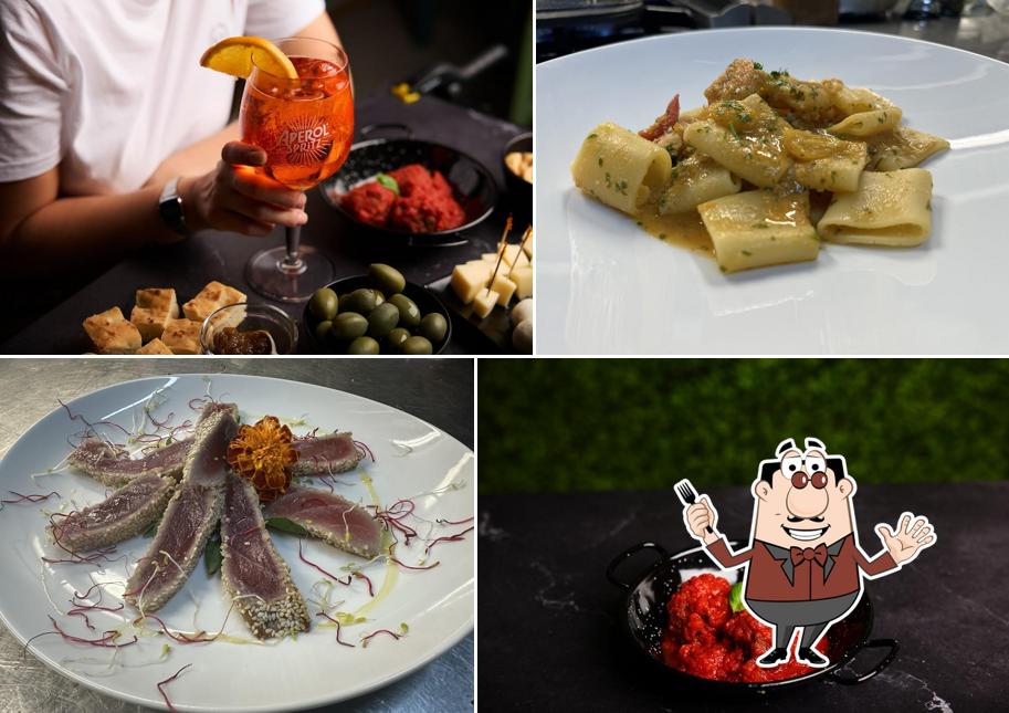 Cibo al Ristorante 4 Canti