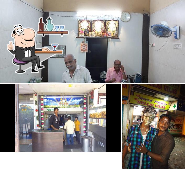 The interior of Shree Saravana Snacks
