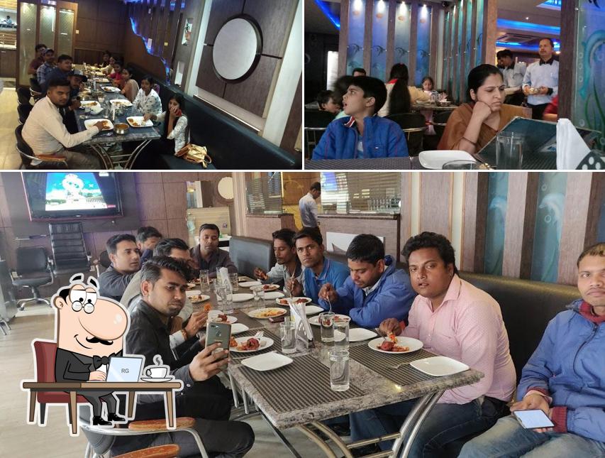 Check out how The Blue Diamond Restaurant looks inside