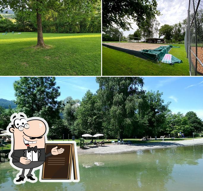 La parte esterna è una caratteristica importante di Badi Altendorf