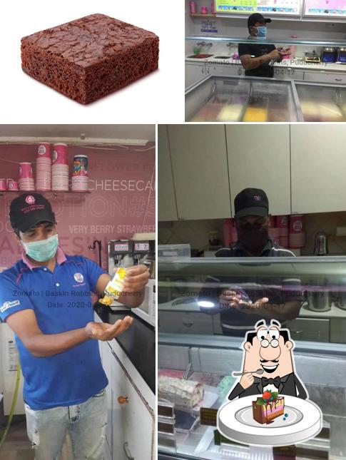 Chocolate cake at Baskin Robbins - Ice Cream Desserts