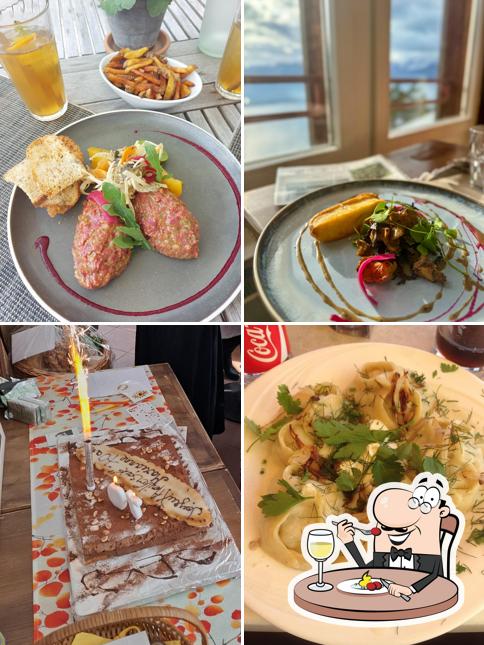Cibo al Buffet de la Gare de Glion