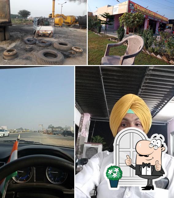 Enjoy the view outside Chandigarh Dhaba