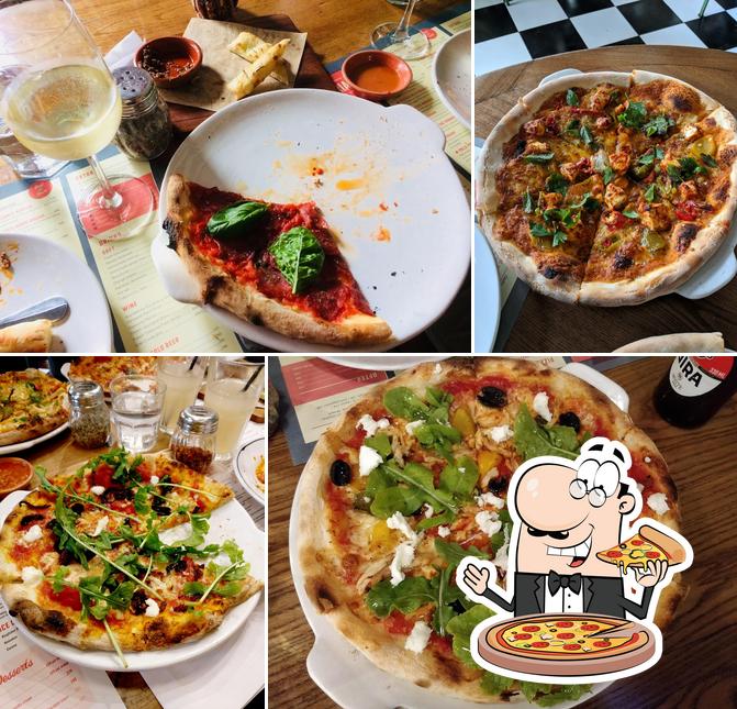 Order different variants of pizza