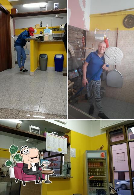 Gli interni di Pizzeria da Pino