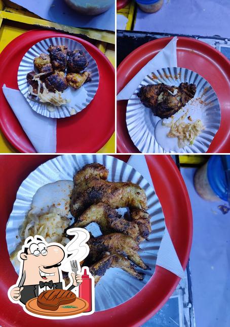 Try out meat dishes at Charcoal Chicken Barbecue