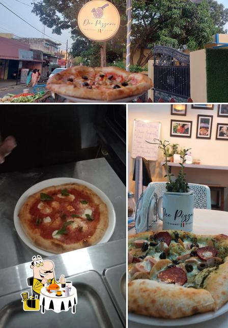 Food at Dee Pizzario