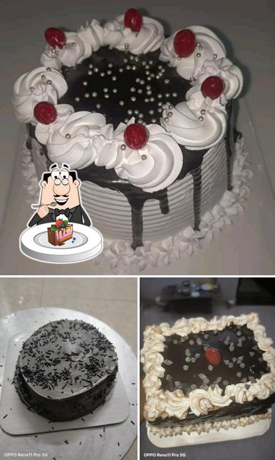 Chocolate cake at Radhika Bakery