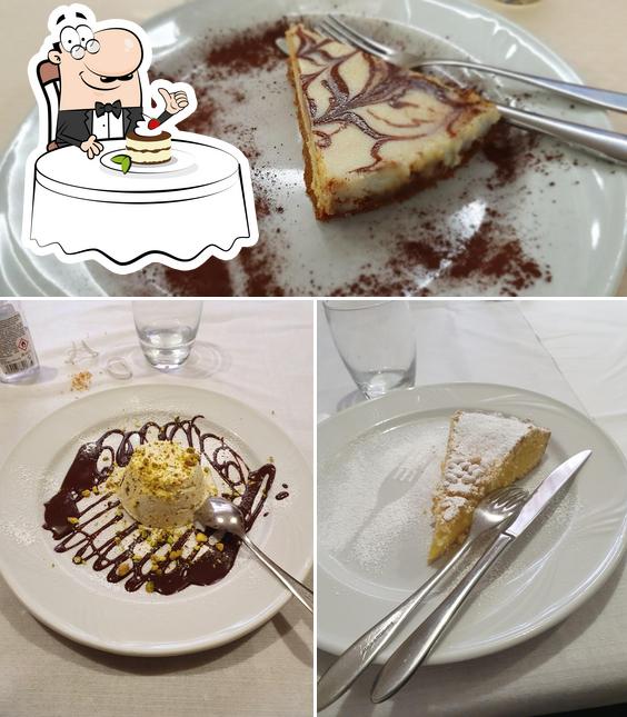 Albergo Ristorante Al Ciliegio - Affita camere serve un'ampia selezione di dessert