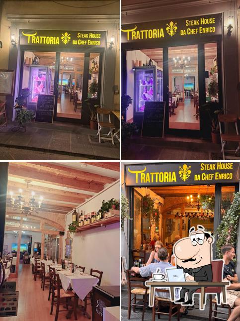 Gli interni di Trattoria da Chef Enrico