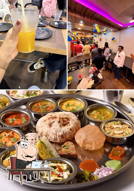 The interior of Banarasi Guru Cafe and Restaurant