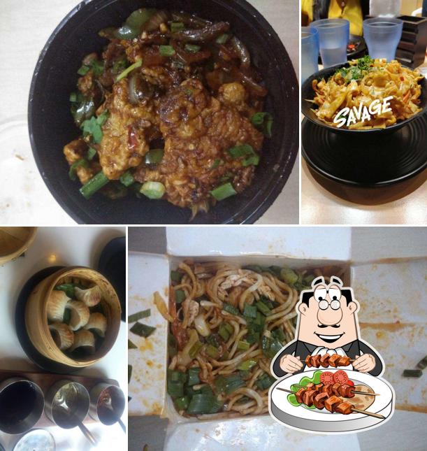 Food at Five Fat Monks
