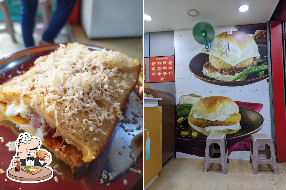 Treat yourself to a burger at Goli Vada Pav No.1