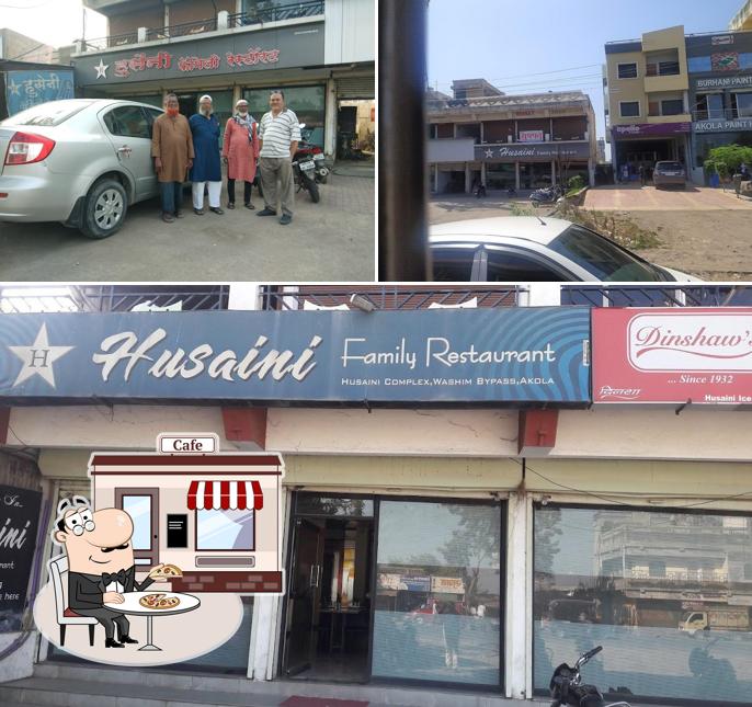 The exterior of Husaini Family Restaurant