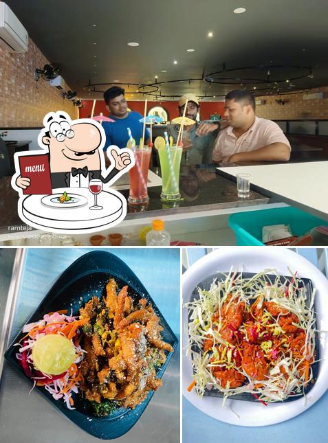 The restaurant's food and interior