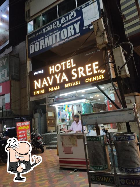 Here's a picture of Navyasree Hotel