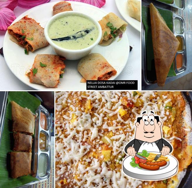 Food at Nellai Dosa Kadai @ OMR Food Street Ambattur