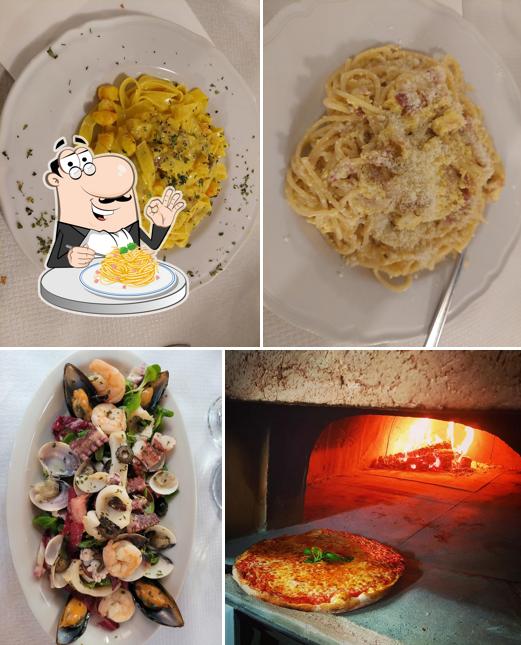 Spaghetti alla carbonara al Pizzeria Legnone