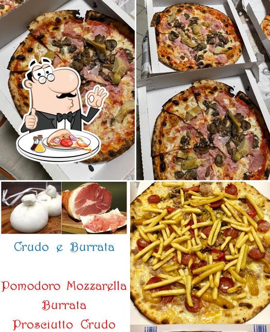 A Pizzeria per asporto da Tommaso (Bio), puoi assaggiare una bella pizza