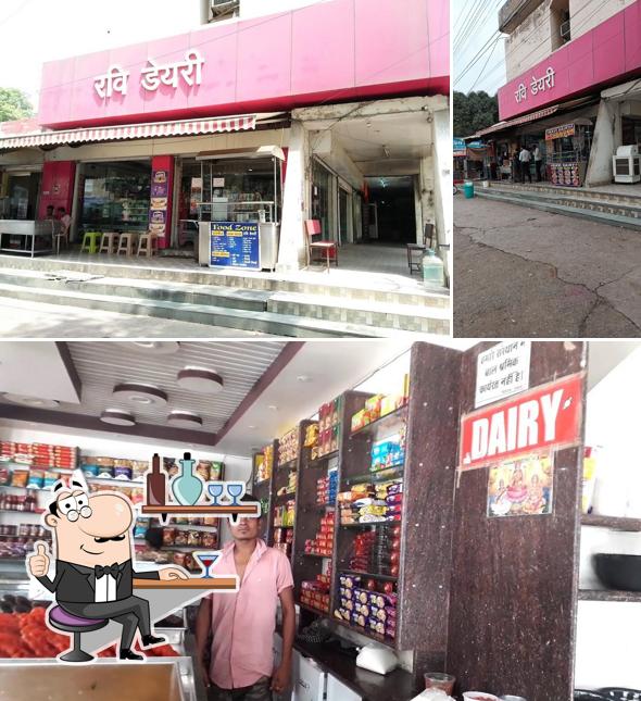 The interior of Ravi Dairy Niharika