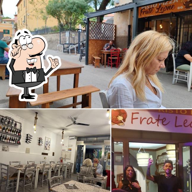 Gli interni di Risto Pizza Frate Leone