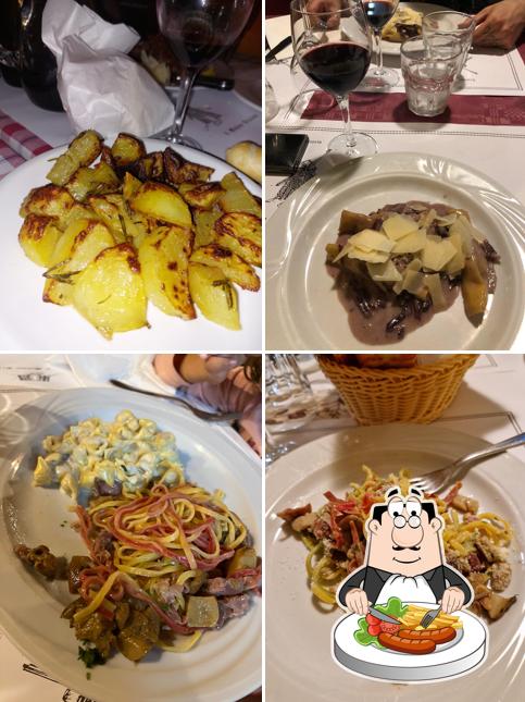 Cibo al Trattoria Mulino Bruciato