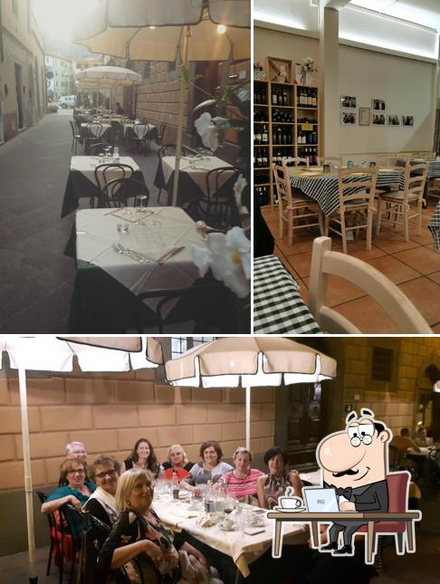 Gli interni di Trattoria Paccì