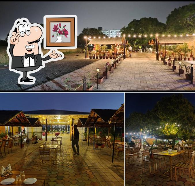 The restaurant's interior and exterior