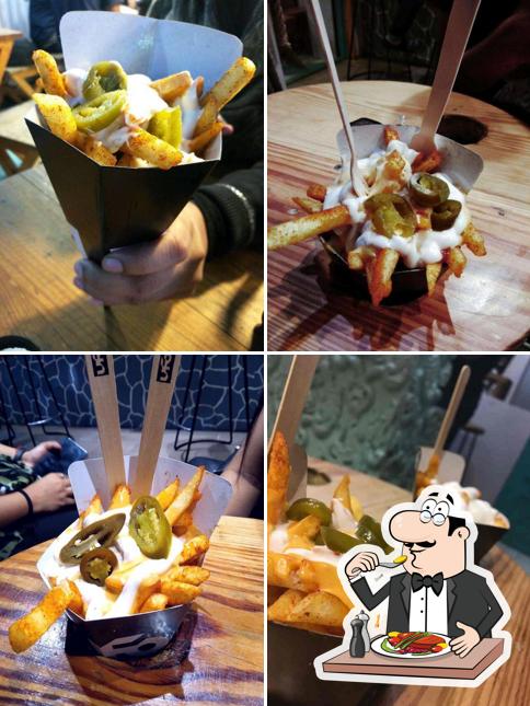 Food at UFO Fries & Corn