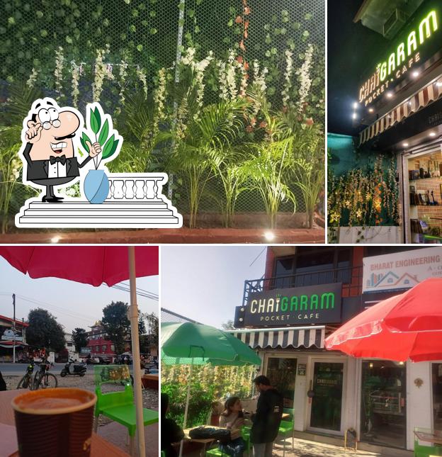 The exterior of Chai Garam Cafe