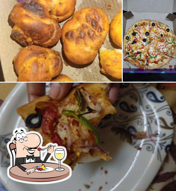 Food at Crusto's - Cheese Burst Pizza By Olio