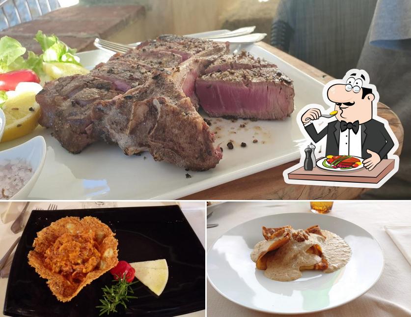 Platti al L'Osteria del Pinzagrilli e B e B Il sogno del Pinzagrilli