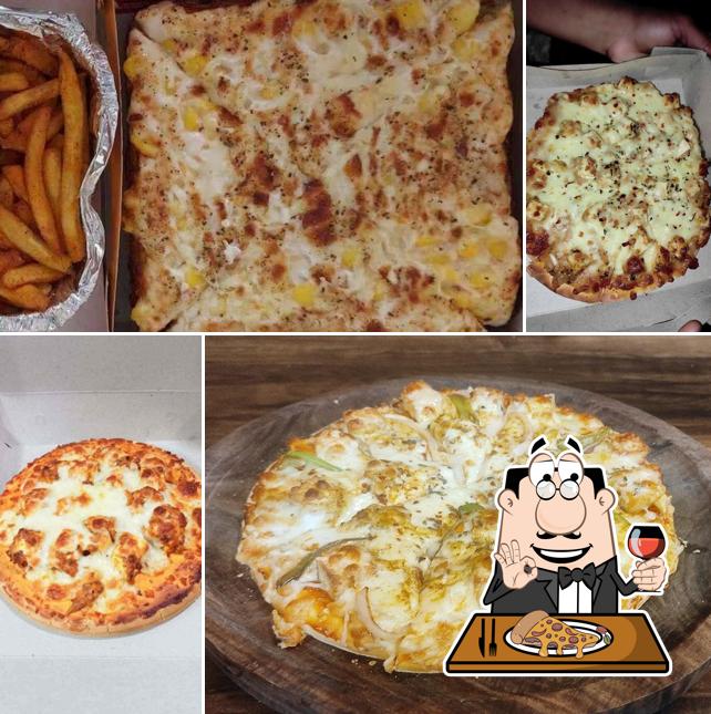 At Red cherry cafe, you can order pizza