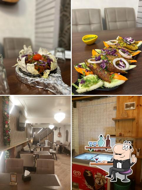 This is the image displaying interior and food at Aarti's Kitchen nx