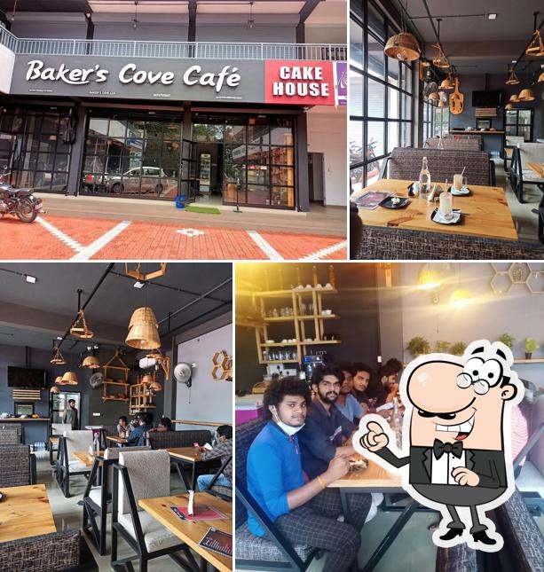 The interior of Bakers Cove