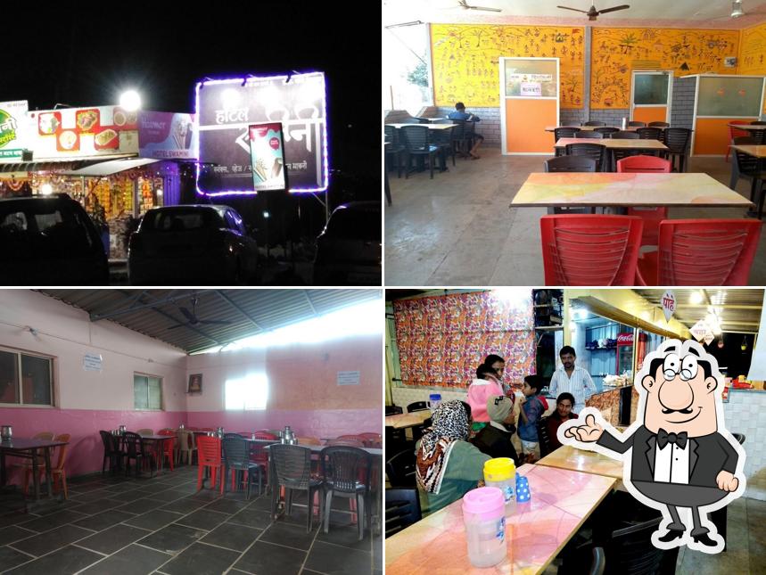The interior of "SWAMINI" RESTAURANT VEG/N.VEG