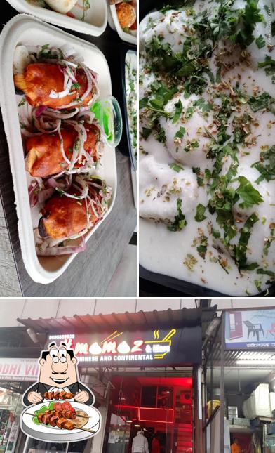 The photo of food and exterior at #Momoz & More