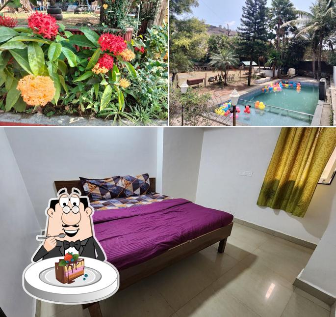 Chocolate cake at Riverdale Resort Lonavala