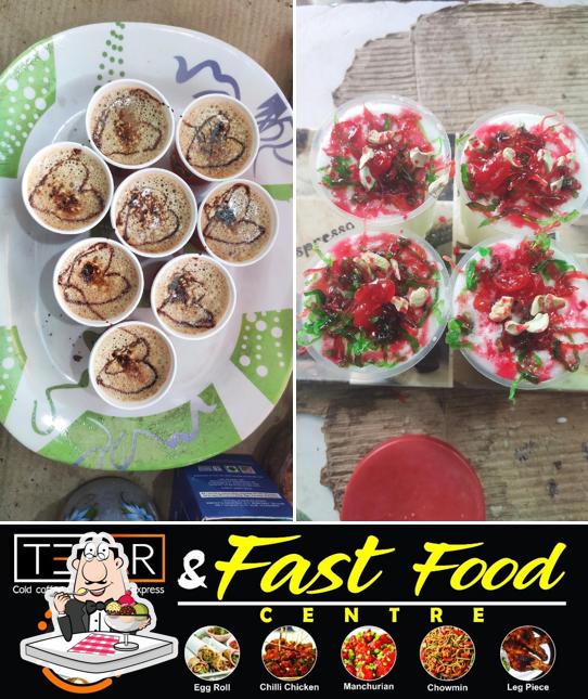 TEA BAR Coffee shop provides a range of sweet dishes