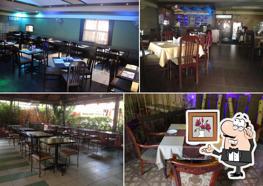 Take a seat at one of the tables at Swathi Greenland