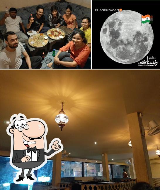 Among different things one can find interior and exterior at Barkaas Arabic Restaurant Bhimavaram
