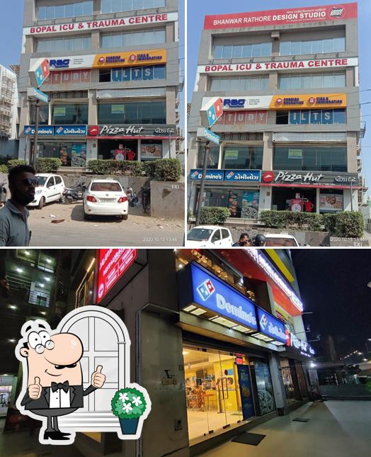 Check out how Domino's Pizza Ambli, Ahmedhabad looks outside